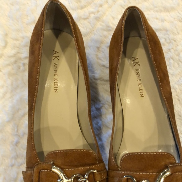 Anne Klein Suede Buckle Heel - Picture 7 of 7